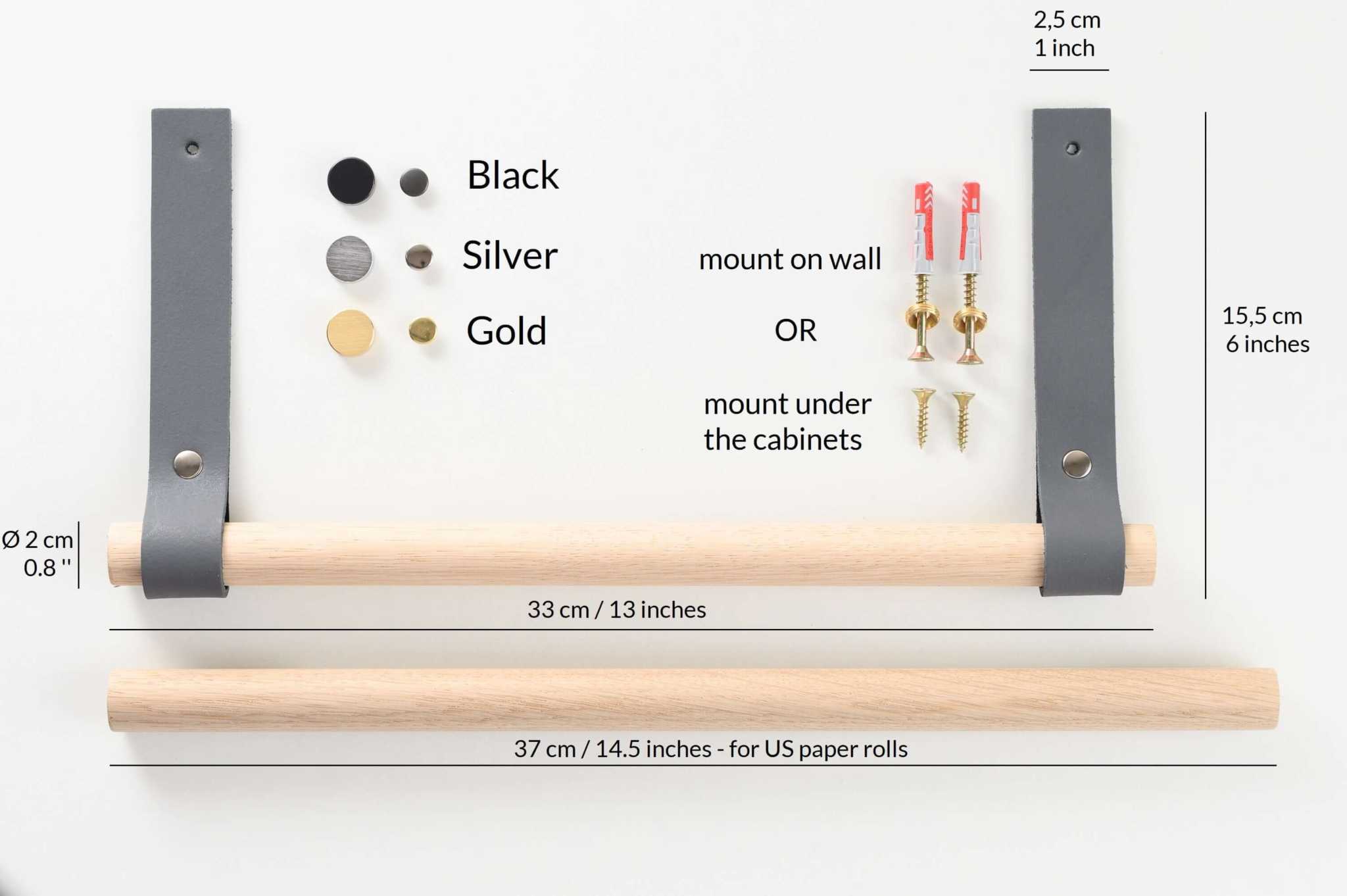 Papieren handdoekhouder