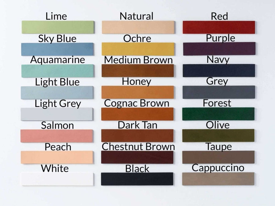 Leather drawer pulls