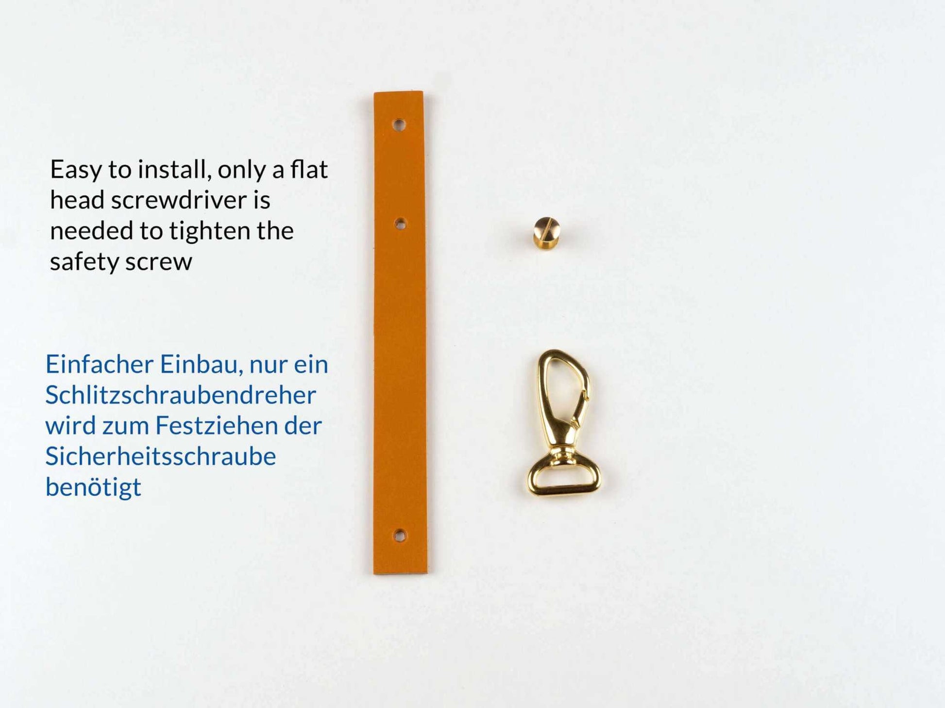 Leren S-haak, kapstokhaak, kledinghaak, jeanshaak, stanghanger