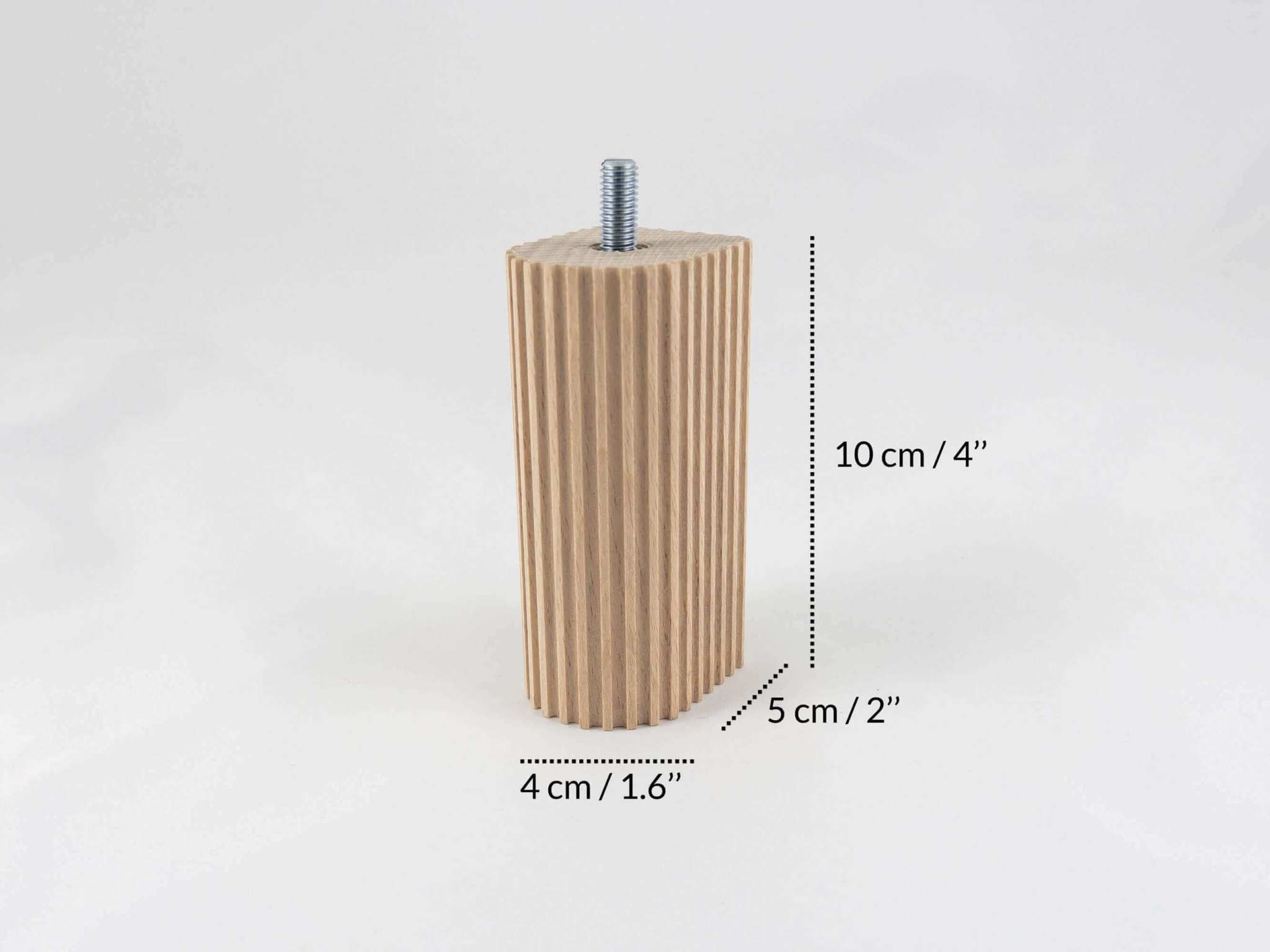 4x Houten poten voor kasten, banken, meubels, Kallax, Besta