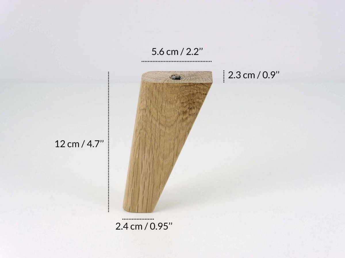 mid-century furniture leg for Ikea Kallax, Besta