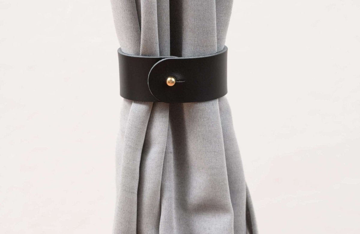 Modern curtain holdbacks