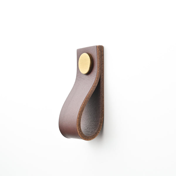 chestnut brown leather pulls 24 colors
