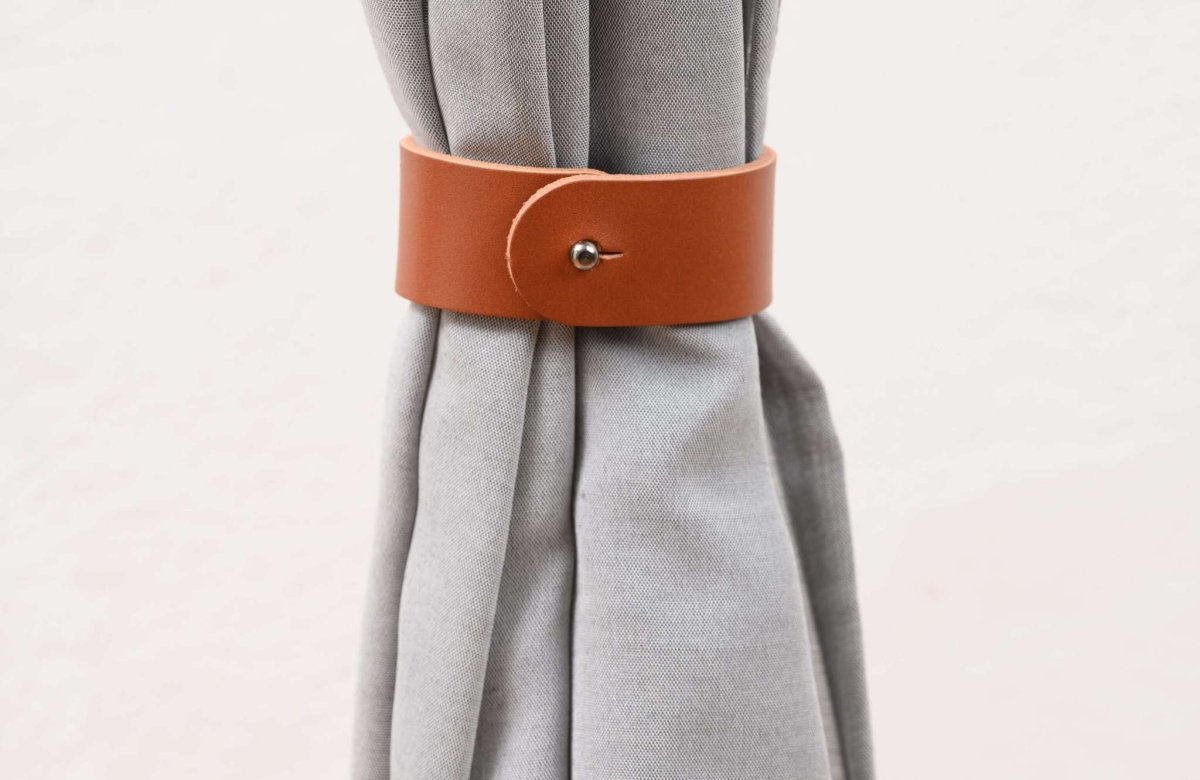 Modern curtain holdbacks