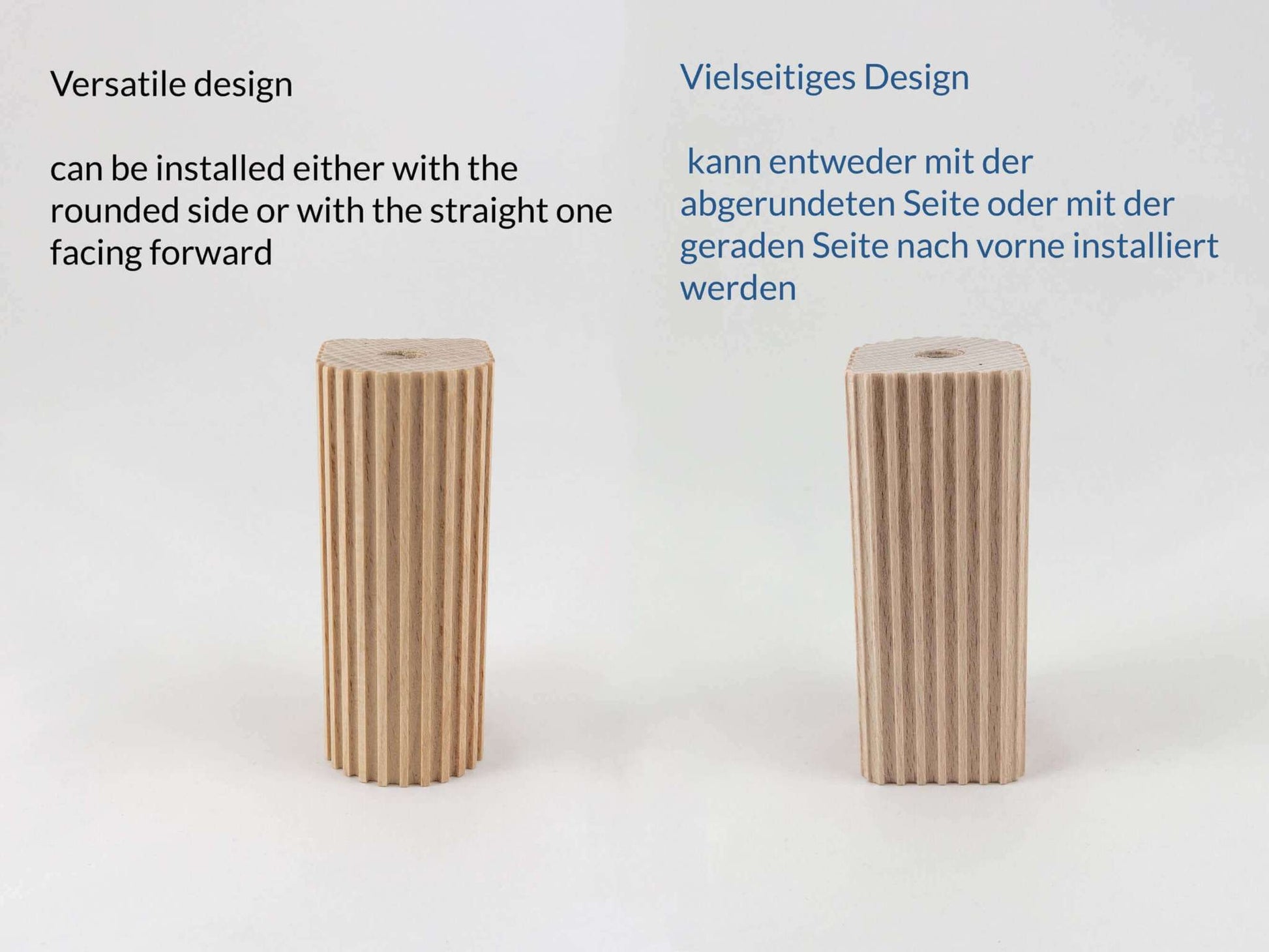 4x Houten poten voor kasten, banken, meubels, Kallax, Besta