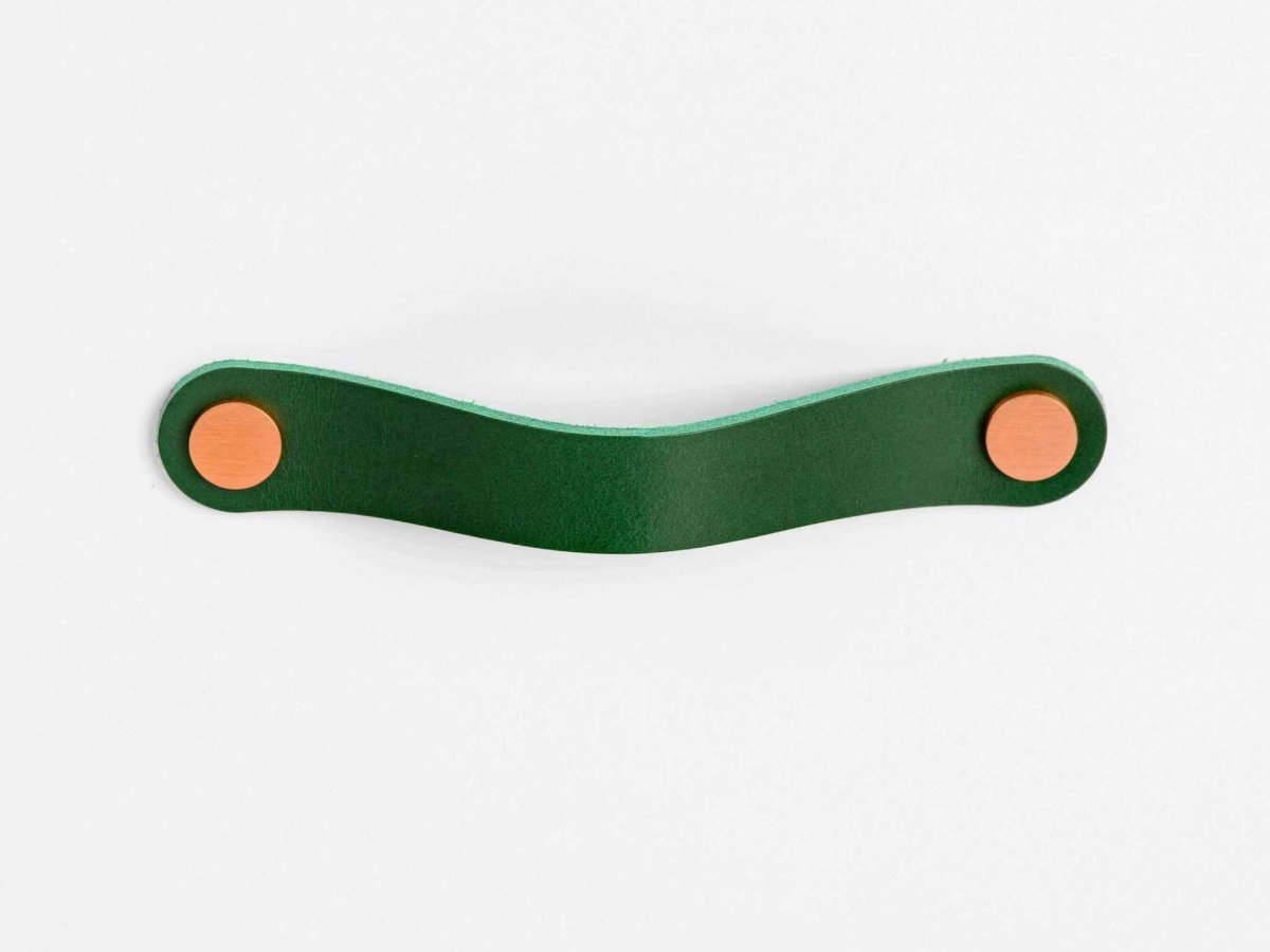 Leather drawer pulls / Infinity