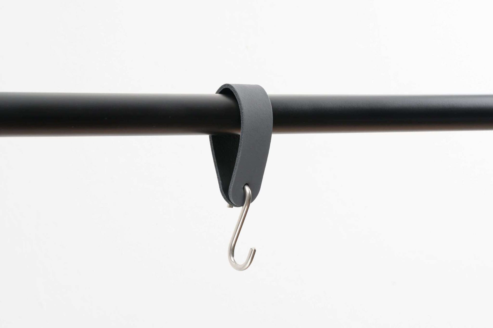 leren haak, kapstokhaak, garderobehak