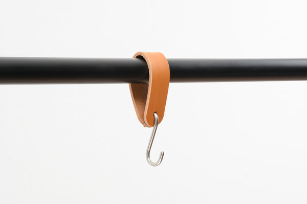 leather S-Hook, coat hook, wardrobe hook hanger