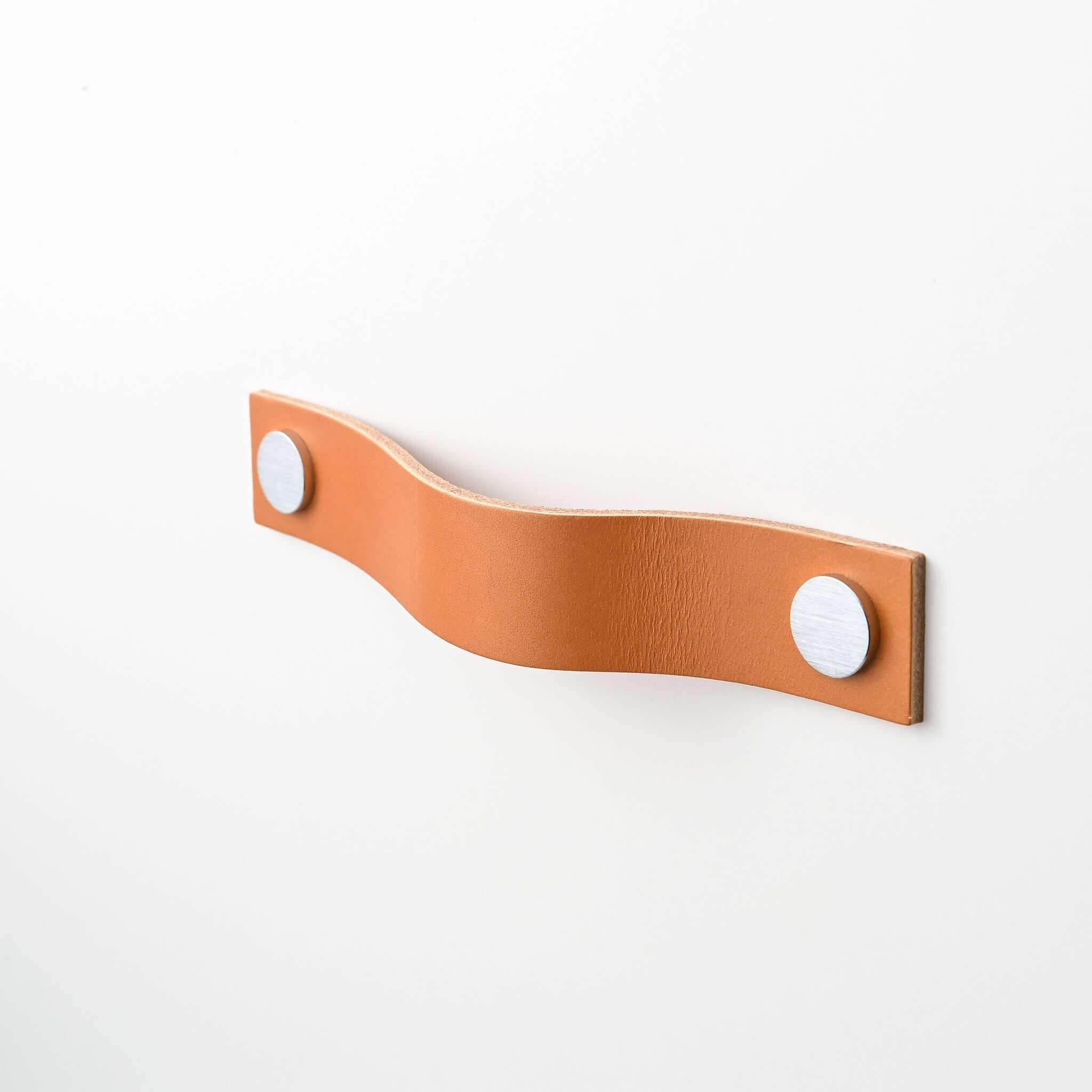 kleine rechte handgrepen van leer voor laden, handgrepen van leer voor kasten, handgrepen van leer, Ledergriffe, poignees cuir