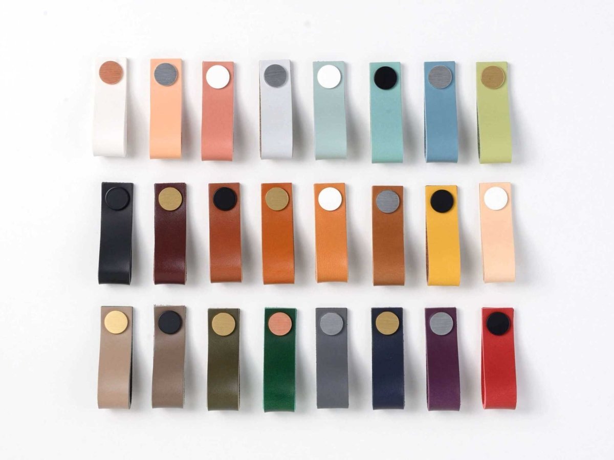 leather drawer pulls 24 colors