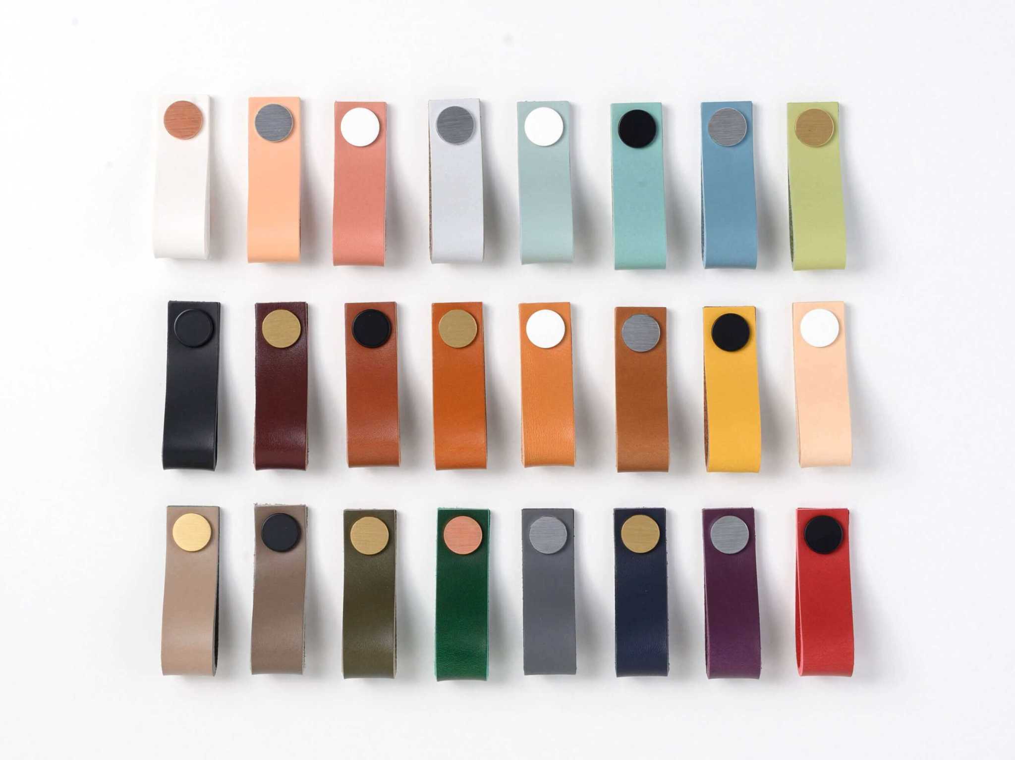 lederen ladegrepen 24 kleuren