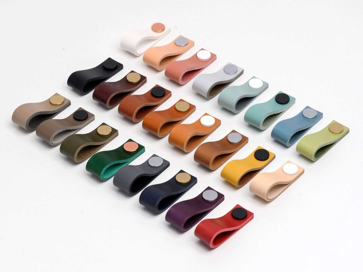 leather drawer pulls 24 colors