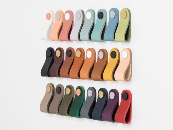 leather drawer pulls 24 colors