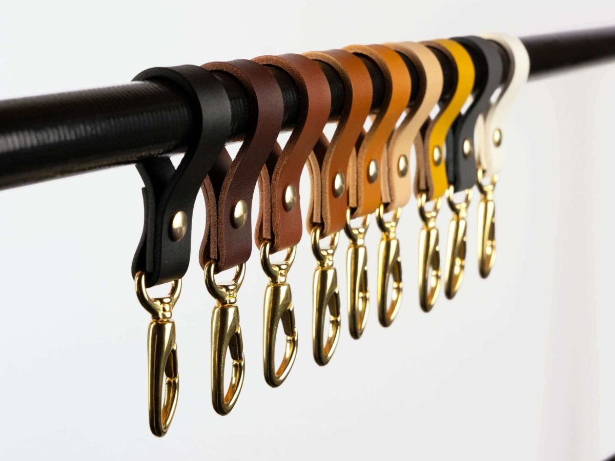 leather S hook, coat hook, wardobe hook, jeans hook, rod hanger