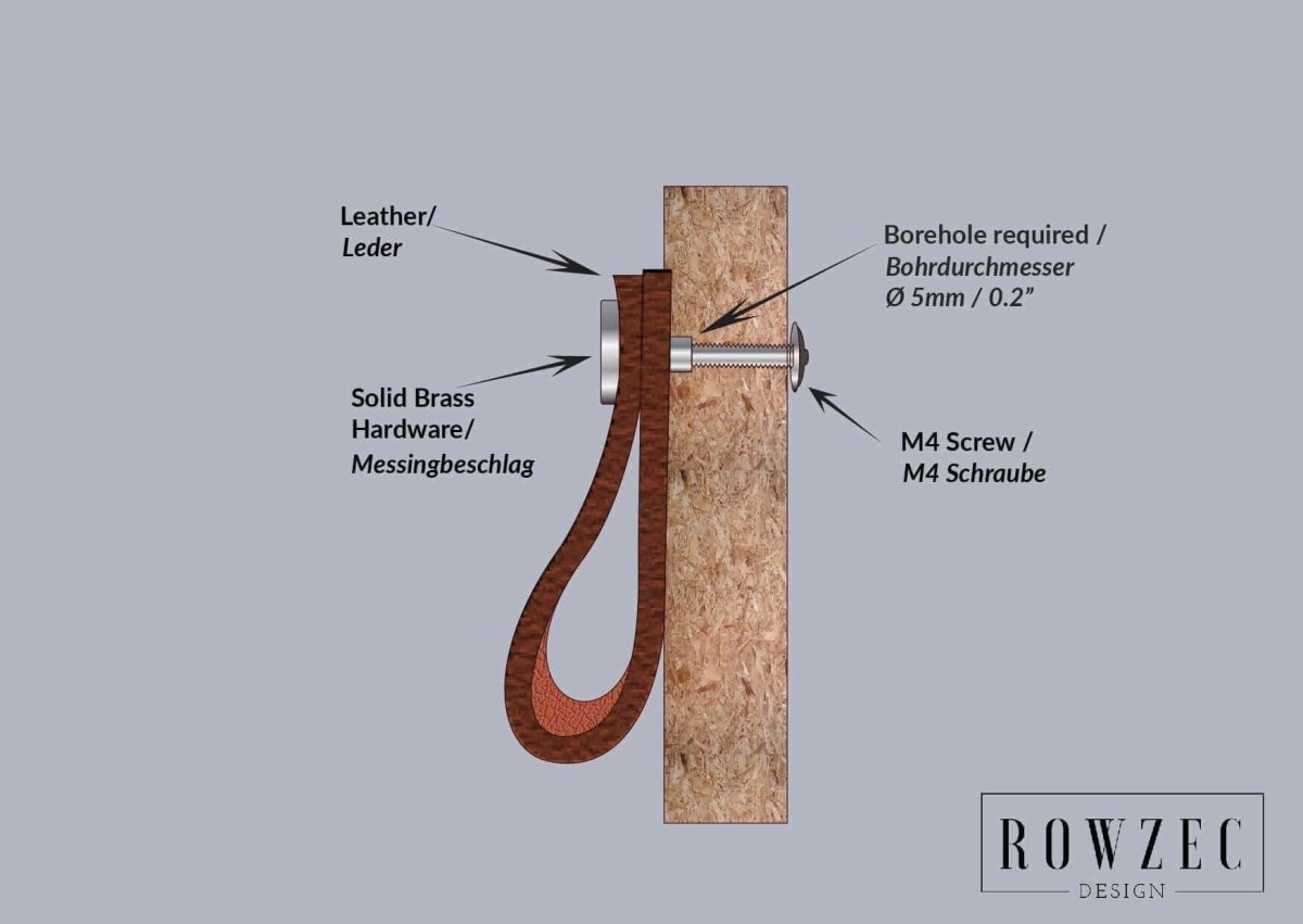 how to install leather pulls