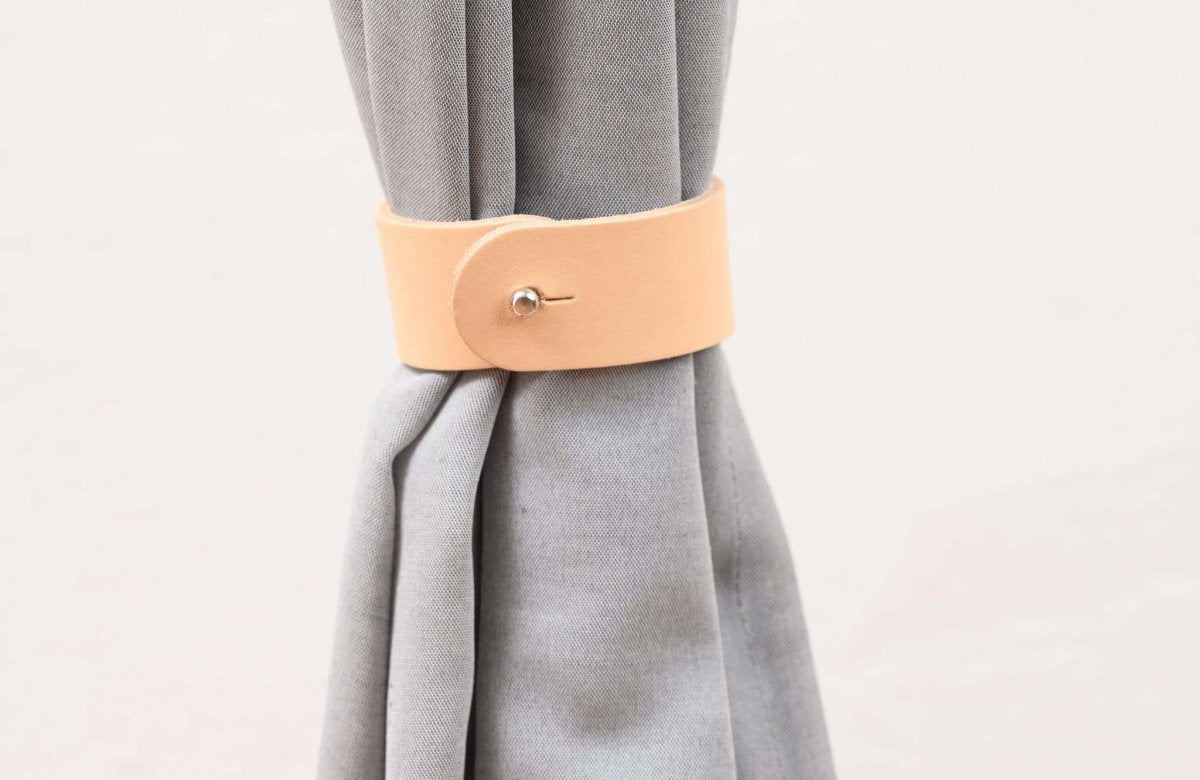 Modern curtain holdbacks