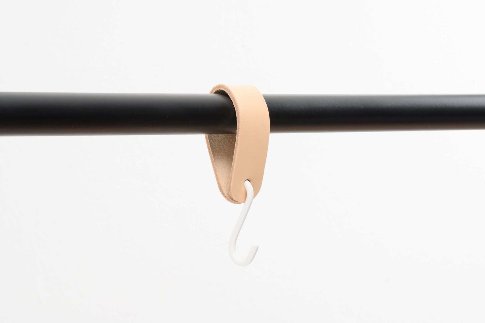 leren haak, kapstokhaak, garderobehak