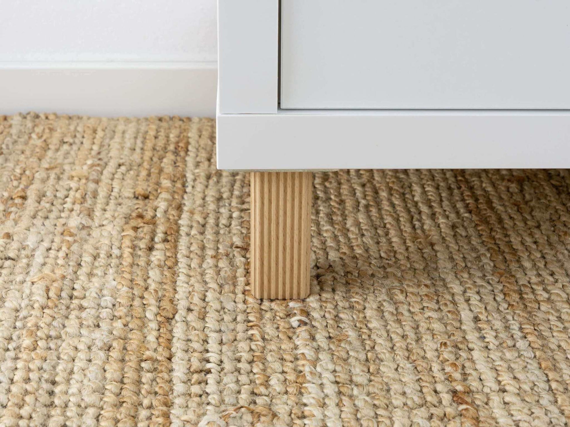 bank met geribbelde poten