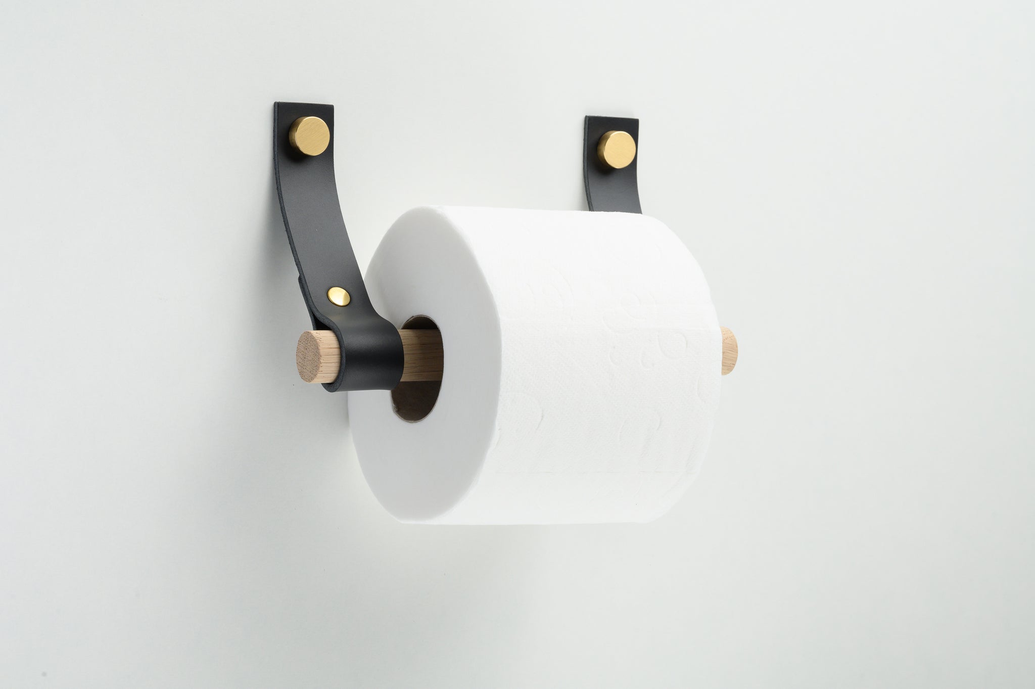 Porte-rouleau de papier toilette en cuir tendance
