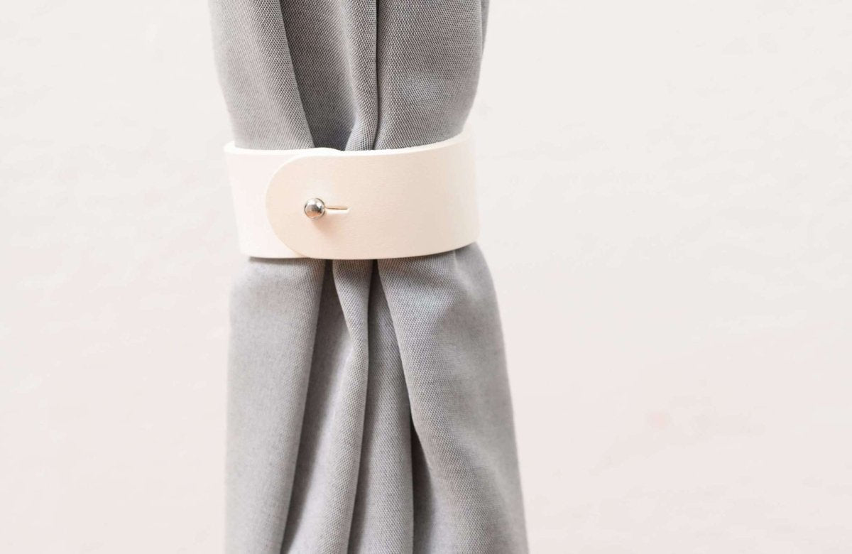 Modern curtain holdbacks