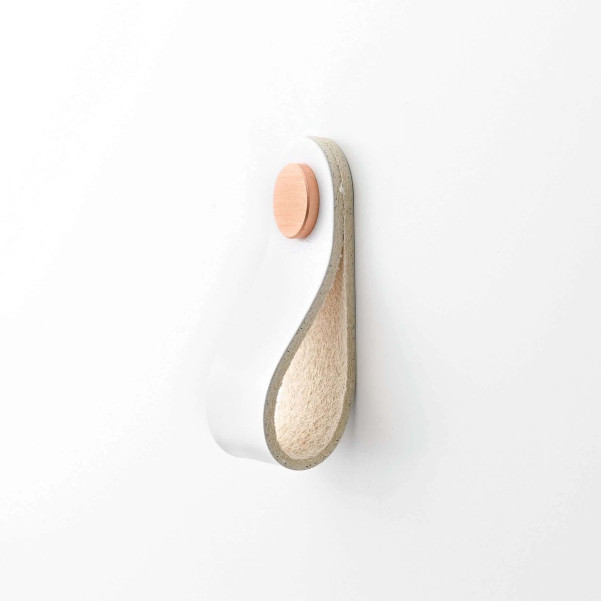 lanière en cuir blanc, cuir tanné végétal