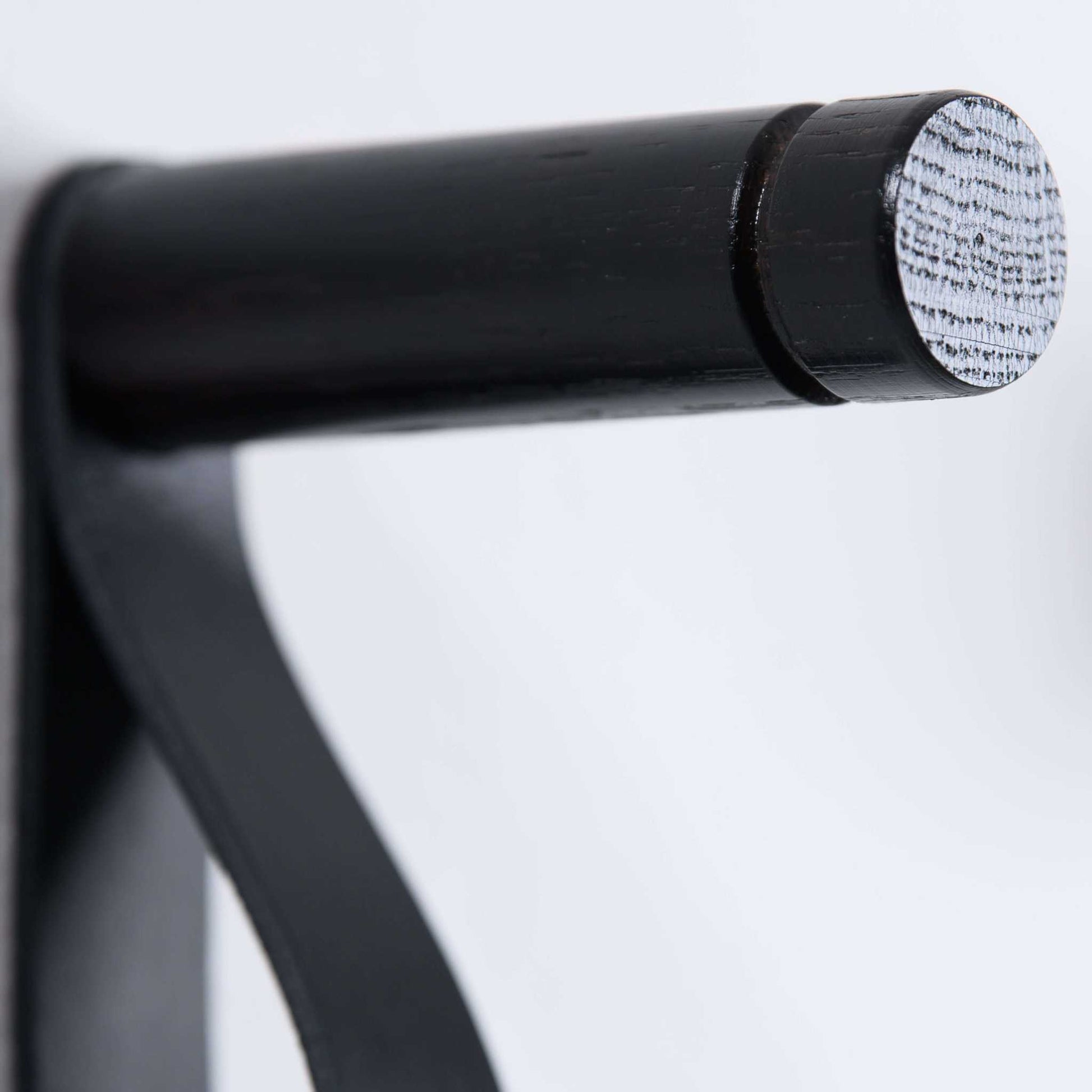 wandhaak met leren riem