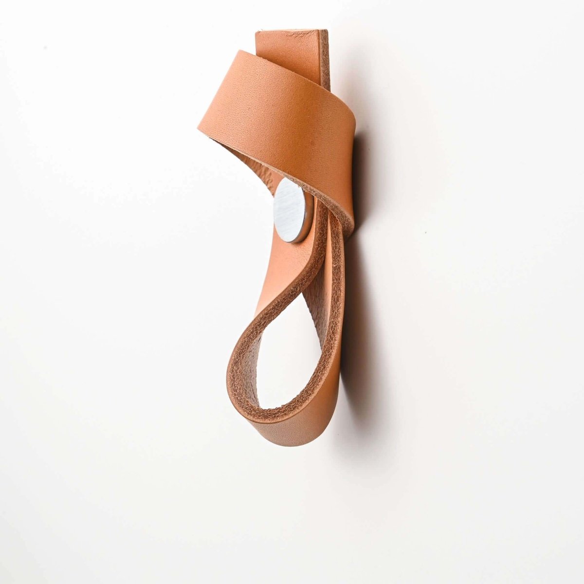Leather Cabinet & Drawer Pull - Furniture Handle - RIBBON Leather Cabinet & Drawer Pull - Furniture Handle - RIBBON