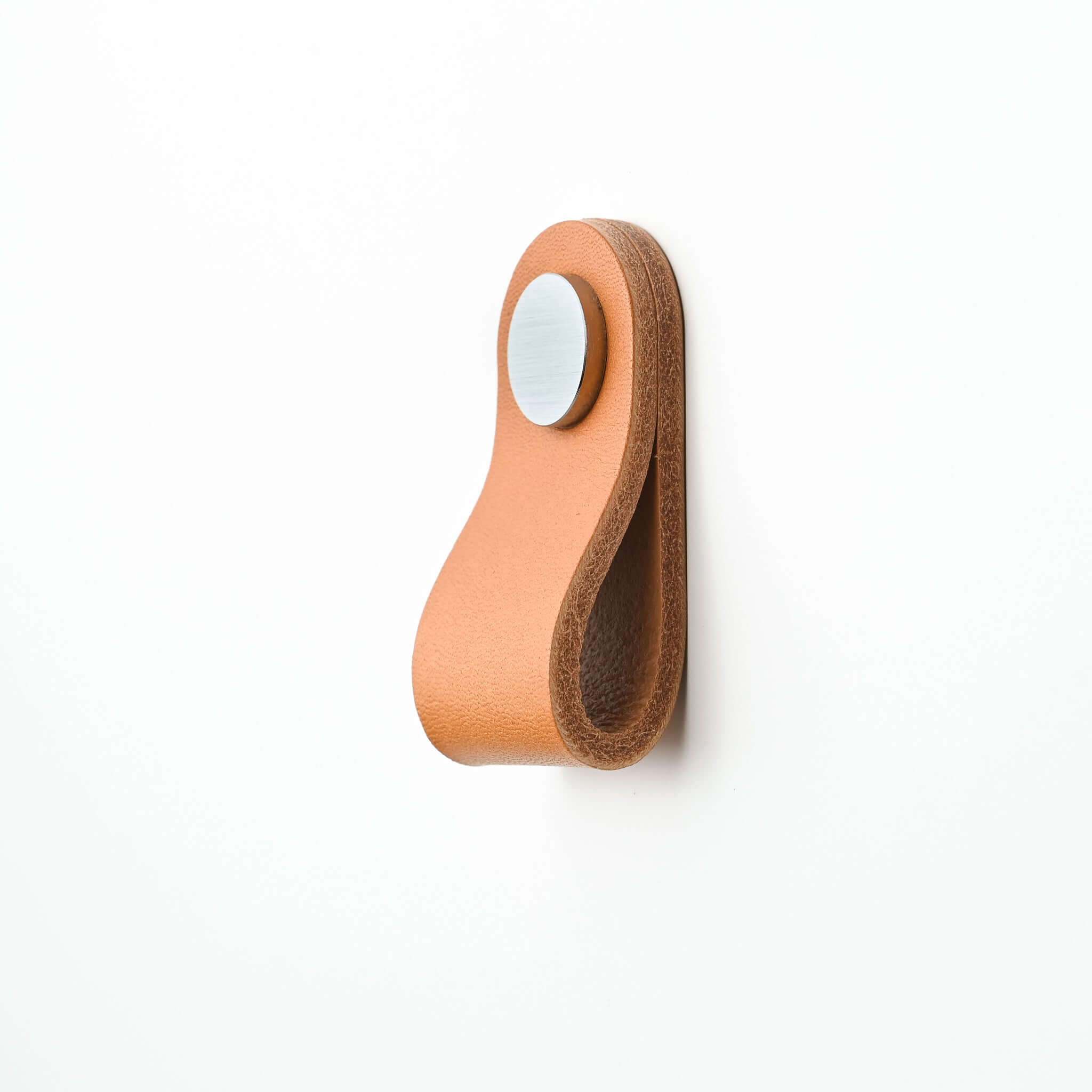 dunne, kleine, ronde lederen ladeknopjes, lederen kastknopjes, lederen knopjes, Ledergriffe, poignees cuir