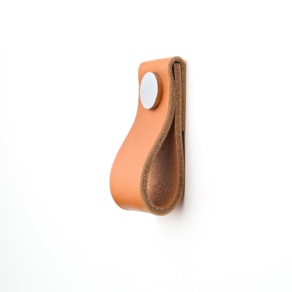 honey thin leather drawer pulls, leather cabinet pulls, leather pulls, Ledergriffe, poignees cuir