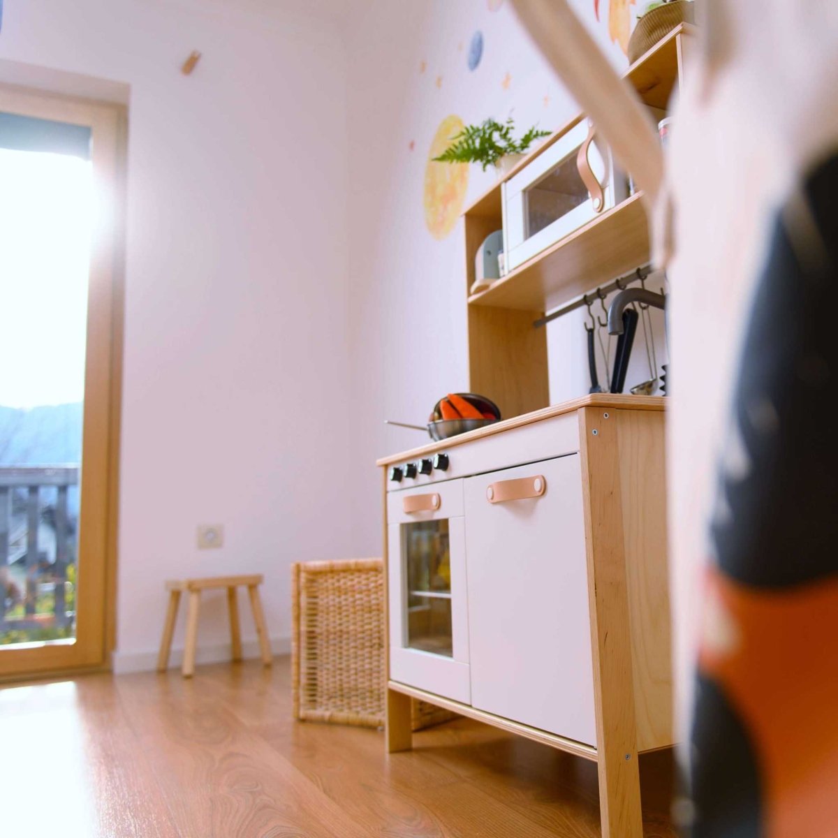 leather pulls for ikea duktig, children play kitchen