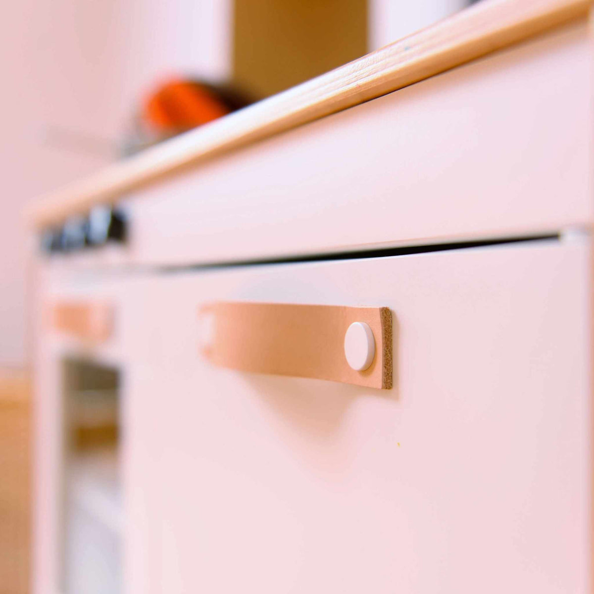 Ledergriffe für Ikea Duktig Schubladen