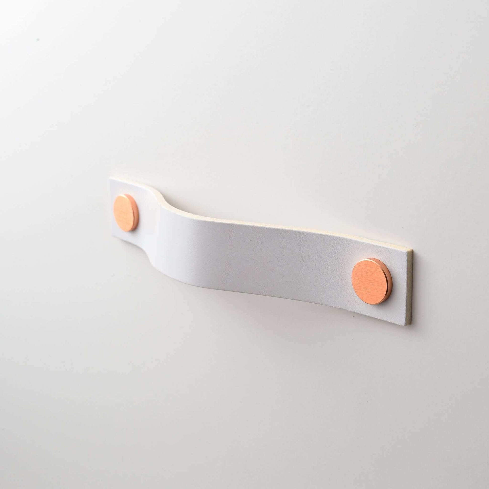 lederen ladegrepen voor Ikea Duktig, wit leer